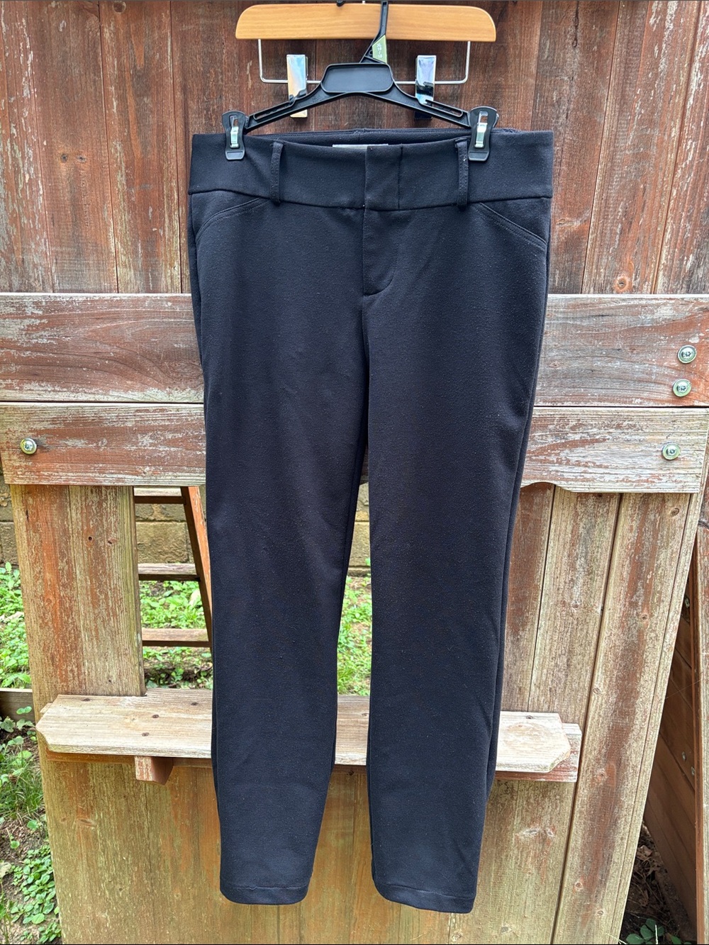 Michael Kors Black Straight-Leg Ponte Pants